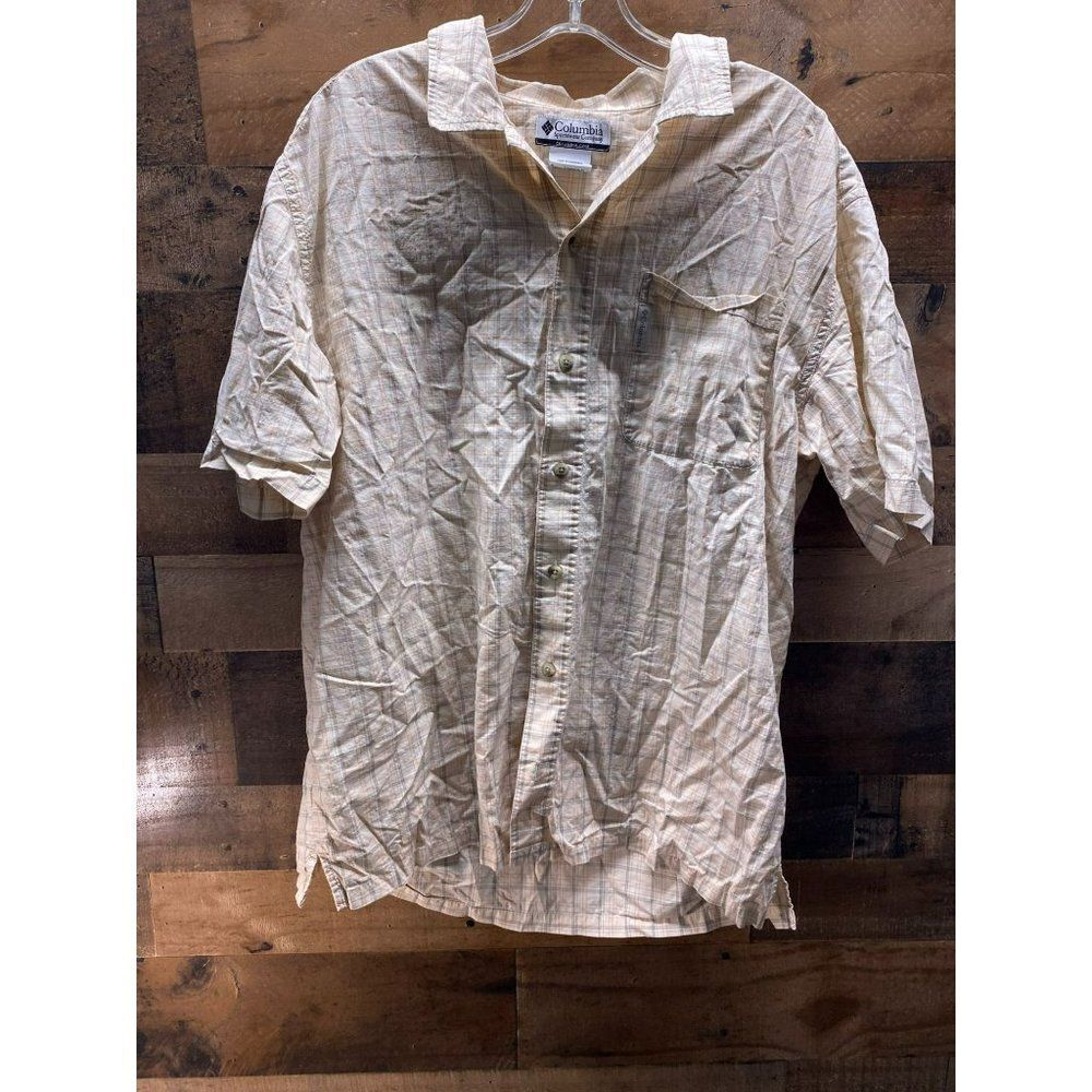 Columbia Men's Short‎ Sleeve Button Up Size Large